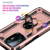Xiaomi 11T Military Armour Ring Case RoseGold