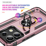 Xiaomi Redmi Note 13 Pro 5G Military Armour Ring Case RoseGold