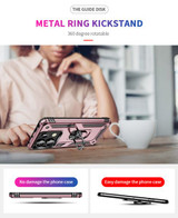 Xiaomi Redmi Note 13 Pro 5G Military Armour Ring Case RoseGold