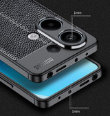 Xiaomi Poco M6 Pro 4G Leather Texture Case Navy