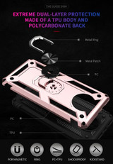 Xiaomi Redmi Note 9T Military Armour Case RoseGold