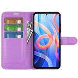 Xiaomi Poco M4 Pro 5G      Pu Wallet Case    [Purple]