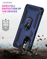 Xiaomi Poco M4 Pro 5G Military Armour Ring Case Navy