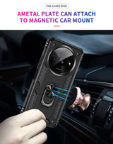 Xiaomi Redmi A3 Military Armour Ring Case Black