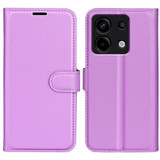 Xiaomi Poco X6 5G      Pu Wallet Case    [Purple]