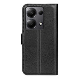 Xiaomi Poco M6 Pro 4G      Pu Wallet Case    [Black]
