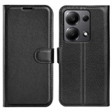 Xiaomi Poco M6 Pro 4G      Pu Wallet Case    [Black]