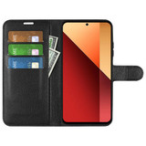 Xiaomi Poco M6 Pro 4G      Pu Wallet Case    [Black]