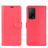 Xiaomi 11T      Pu Wallet Case    [Red]