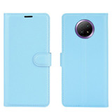 Xiaomi Redmi Note 9T      Pu Wallet Case    [LightBlue]