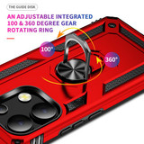 Xiaomi Redmi Note 13 4G Military Armour Ring Case Red