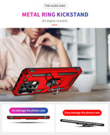 Xiaomi Redmi Note 13 4G Military Armour Ring Case Red