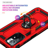 Xiaomi Poco M4 Pro 5G Military Armour Ring Case Red