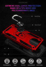 Xiaomi Redmi Note 9T Military Armour Case Red