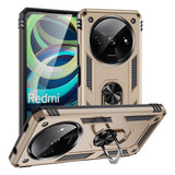 Xiaomi Redmi A3      Military Armour Ring Case    [Gold]