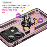 Xiaomi Redmi Note 13 5G Military Armour Ring Case RoseGold