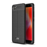 Xiaomi Redmi 6A Leather Texture Case Black