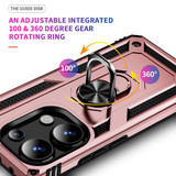 Xiaomi Redmi Note 13 Pro 4G Military Armour Ring Case RoseGold
