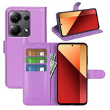 Xiaomi Redmi Note 13 Pro 4G      Pu Wallet Case    [Purple]