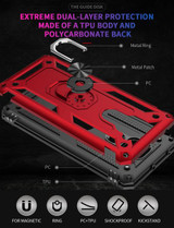 Xiaomi Redmi Note 9 Military Armour Case Red