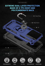 Xiaomi Redmi Note 13 Pro 5G Military Armour Ring Case Navy