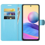 Xiaomi Redmi Note 10      Pu Wallet Case    [Lightblue]