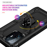 Xiaomi 11T Military Armour Ring Case Black