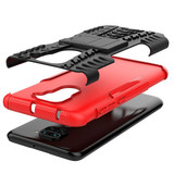 Xiaomi Redmi Note 9 Heavy Duty Case Red