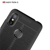 Xiaomi Redmi Note 6 Pro Leather Texture Case Navy