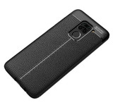 Xiaomi Redmi Note 9 Leather Texture Case Black
