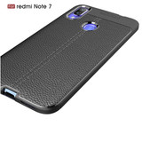 Xiaomi Redmi Note 7 Leather Texture Case Navy