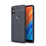 Xiaomi Mi Mix 2S Leather Texture Case Navy