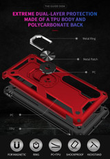 Xiaomi Mi Note 10 / Note 10 Pro Military Armour Case Red
