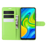 Xiaomi Redmi Note 9      Pu Wallet Case    [Green]