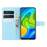 Xiaomi Redmi Note 9      Pu Wallet Case    [Lightblue]