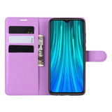 Xiaomi Redmi Note 8 Pro      Pu Wallet Case    [Purple]