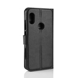 Xiaomi Redmi Note 6 Pro      Pu Wallet Case    [Black]