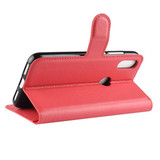 Xiaomi Redmi Note 7      Pu Wallet Case    [Red]