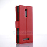 Xiaomi Redmi Note 3      Pu Wallet Case    [Red]