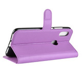 Xiaomi Redmi Note 6 Pro      Pu Wallet Case    [Purple]