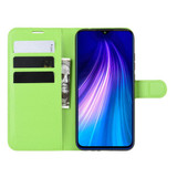 Xiaomi Redmi Note 8T      Pu Wallet Case    [Green]