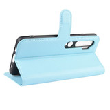 Xiaomi Mi Note 10 / Note 10 Pro      Pu Wallet Case    [Lightblue]