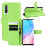Xiaomi Mi 9 Lite      Pu Wallet Case    [Green]
