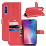 Xiaomi Mi 9 Se      Pu Wallet Case    [Red]