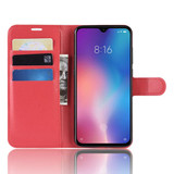 Xiaomi Mi 9 Se      Pu Wallet Case    [Red]