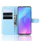 Xiaomi Mi 9T/9Tpro      Pu Wallet Case    [Lightblue]