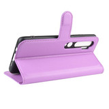 Xiaomi Mi Note 10 / Note 10 Pro      Pu Wallet Case    [Purple]