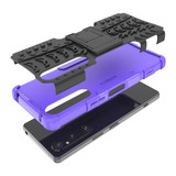 Sony Xperia 1 V      Heavy Duty Case    Purple