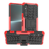 Sony Xperia 1 V      Heavy Duty Case    Red