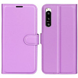 Sony Xperia 5 Iv      Pu Wallet Case    [Purple]